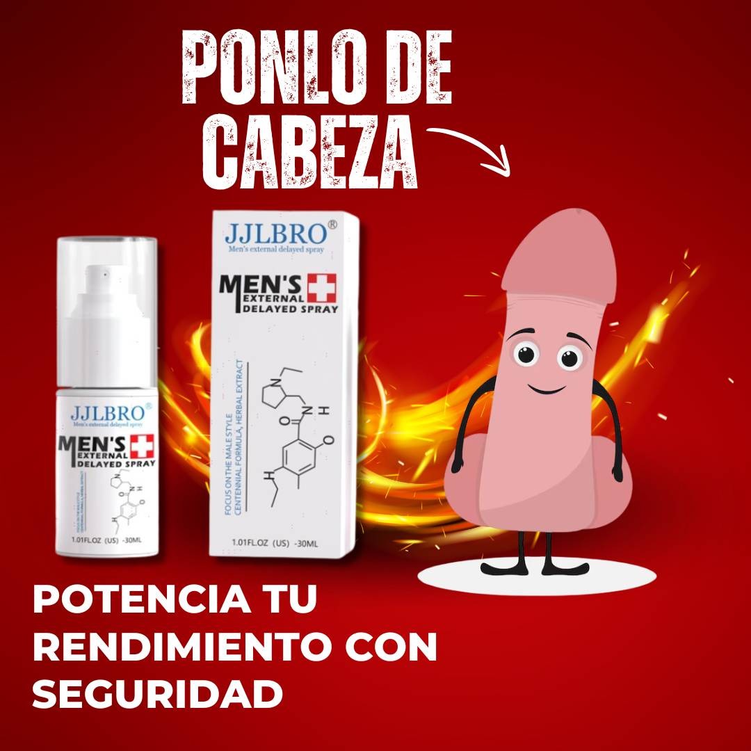 Mens spray retardante de larga duracion